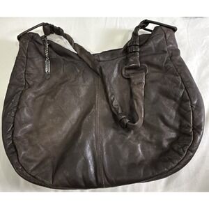 Vintage Diesel Brown Leather Handbag | Y2K Style.